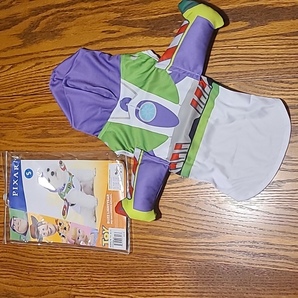 NIP Disney Pixar Buzz Lightyear Dog Halloween Costume - Small